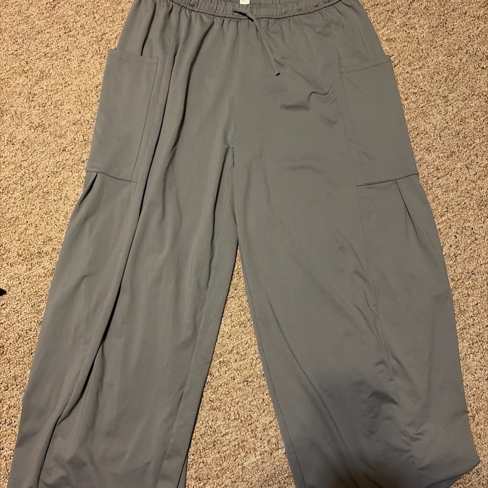 Halara XL Gray Wide-Leg Pants